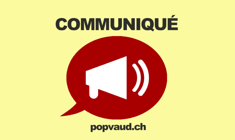 Congrès du POP Vaudois – renouvellement de notre direction