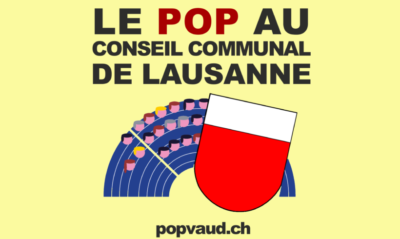 Compte rendu de notre groupe au Conseil communal de Lausanne, séance du 02.10.2018