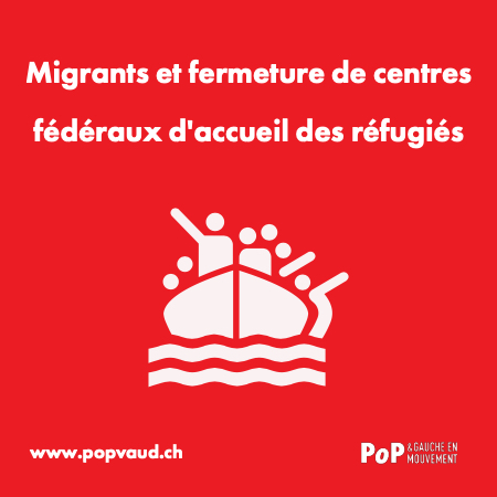 Migrants et fermetures de centres fédéraux d’accueil des réfugiés