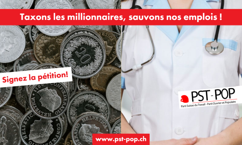 Taxons les millionnaires, sauvons nos emplois! – Michel Fleury