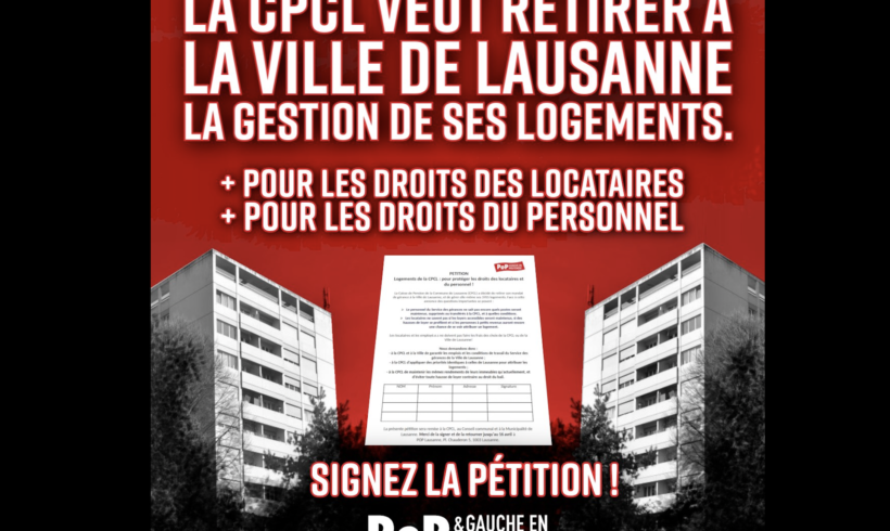Petition : Logements de la CPCL : pour protéger les droits des locataires et du personnel !